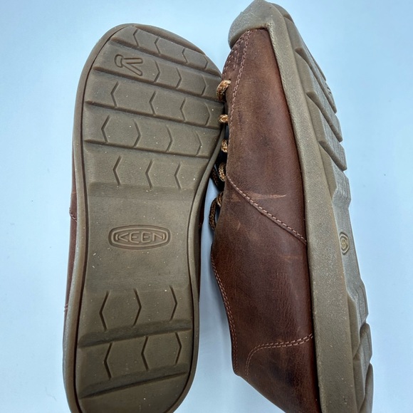 Keen Lace Up Shoes Leather Oxford Brown Womens Size 8.5 Sneakers - Picture 6 of 7